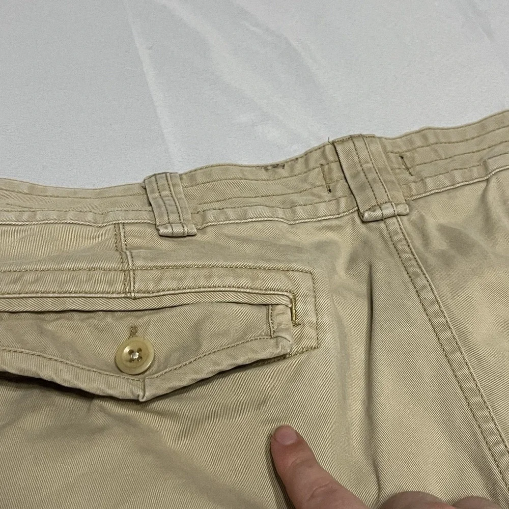 Polo Ralph Lauren Shorts Men 38 Beige Cargo Pockets Cotton Twill Fabric Hike 9